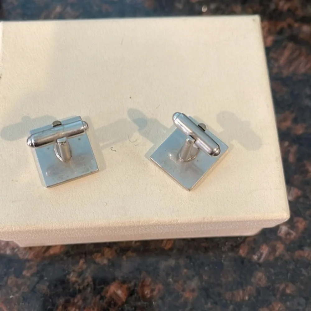 Spartan engraved cuff links